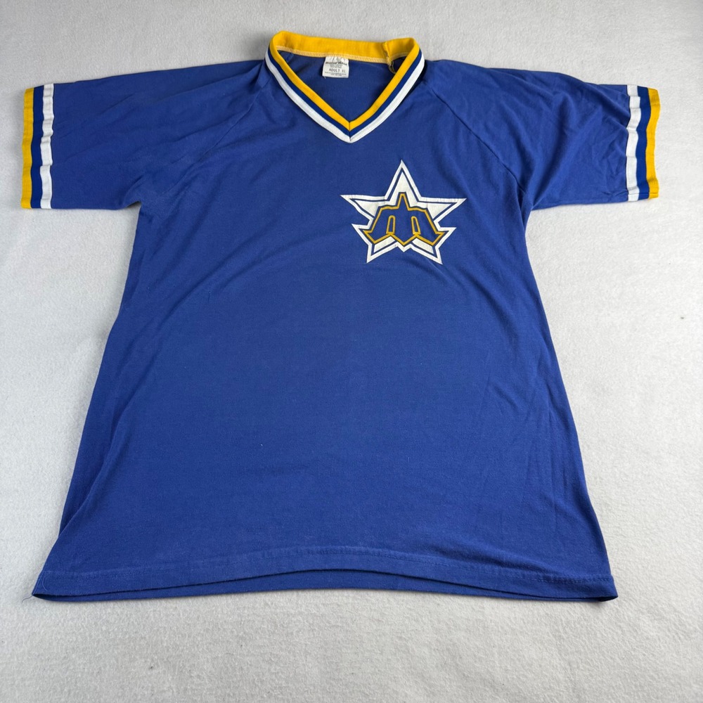Vintage Seattle MLB Sand-Knit Batting Practice Pullover Jersey Men's XL